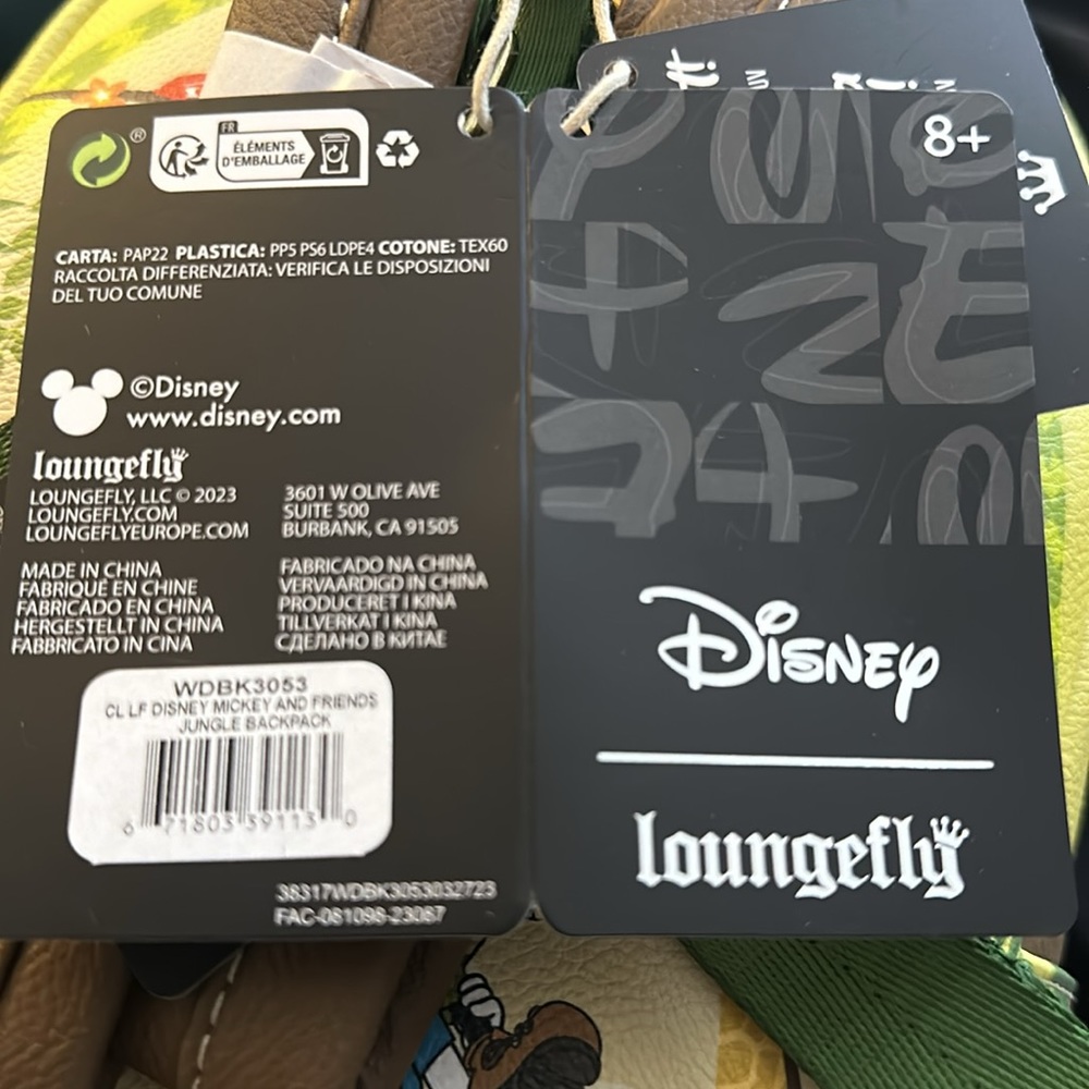 Mickey and Friends Jungle Backpack - Collection Lounge Exclusive - Picture 8 of 9